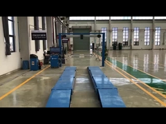 Echtes Gehäuse mit 3D-Rad-Aligner + Scherehebe + doppelter Seitenrutsch + Achslastprüfer + Bremsschiene