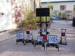 Cartesykj Portable bewegliche 3D-Rad-Ausrichtung für Auto & LKW 3 Kamera-Technologie