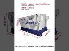 Cartesykj Mobile Motorrad-Teststraßenanlage