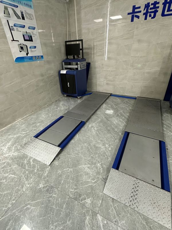 Fahrzeugprüflinie Fahrzeugprüfgerät Prüfung der Bremskraft 4CTPB-3-4 Ultra-Flachplattenbremstester