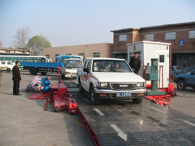 Arbeitsposition Mobilfahrzeugsicherheitsprüflinie 10000kg Last CTYJ-10 Mobilprüflinie