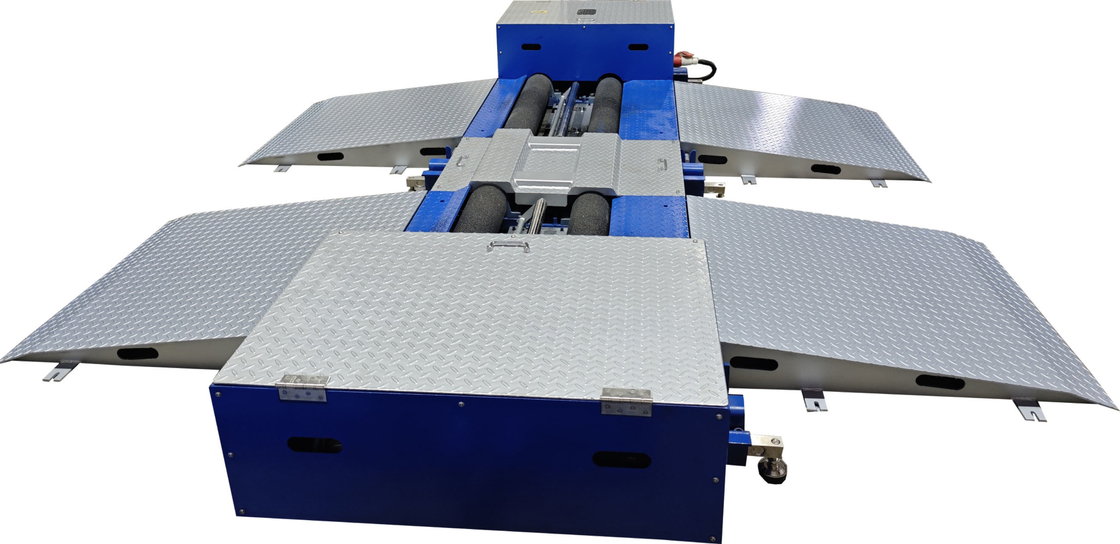 CTZD-7500M Portable Movable Truck Roller Brake Tester für Fahrzeuge 10T Fahrzeugprüflinie Fahrzeugprüfgerät
