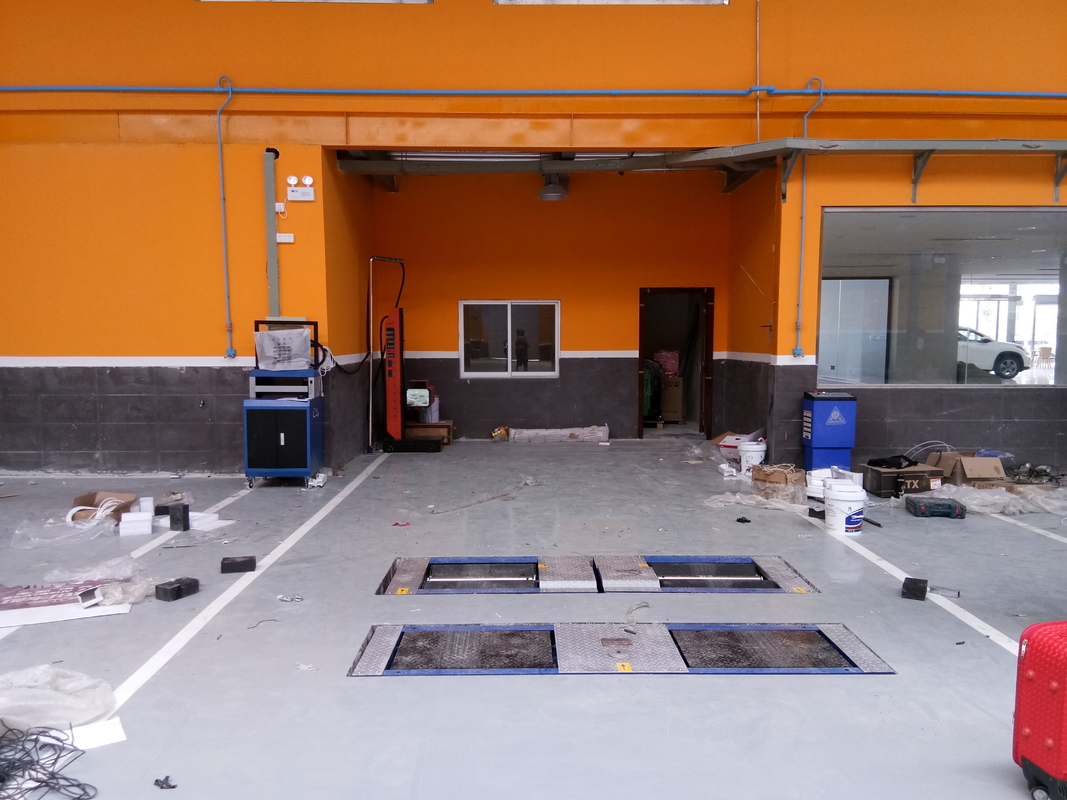 CTGT-3-3B 3-in-1-Fahrzeug-Prüflinie Doppelplatten-Rollbremstester 3000kg Seitenrutsch-Tester