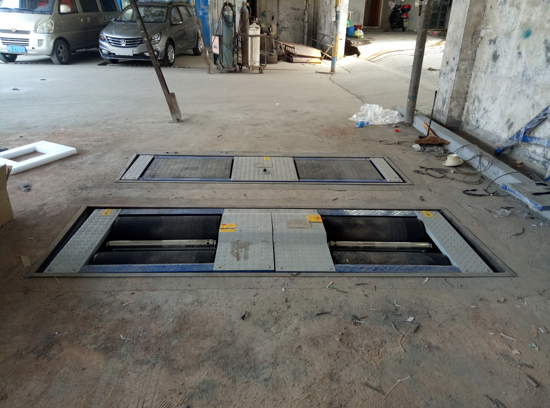 CTGT-3-3B 3-in-1-Fahrzeug-Prüflinie Doppelplatten-Rollbremstester 3000kg Seitenrutsch-Tester