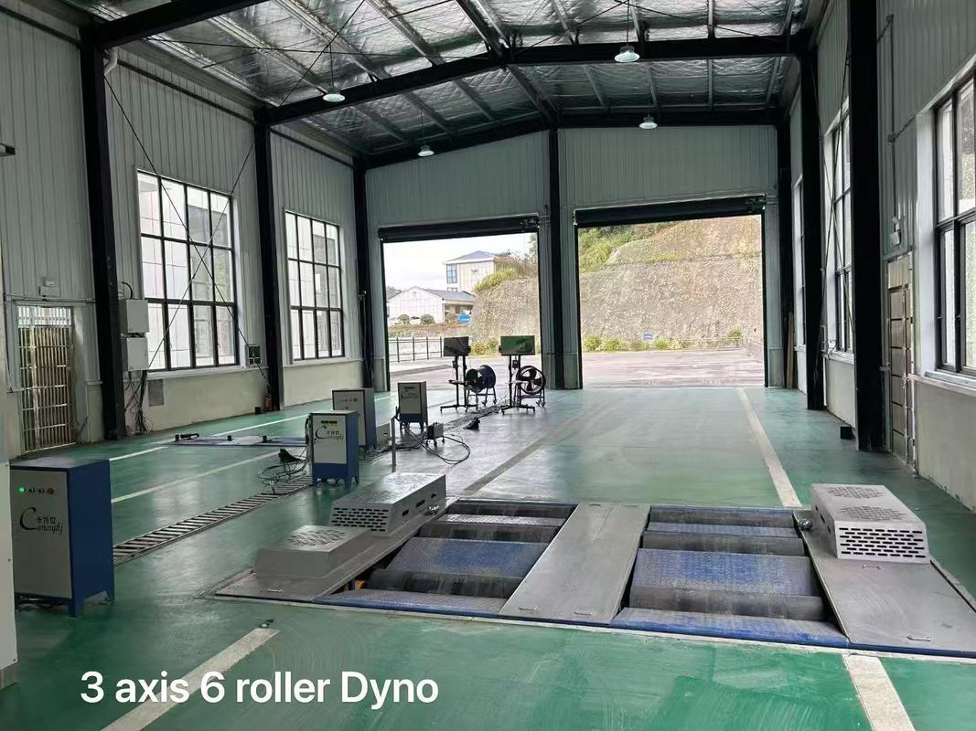 CTDCG-14 Dreiachsige Sechswalzfahrzeug Fahrwerk Dynamometer Automobil Dyno Pferdeantrieb