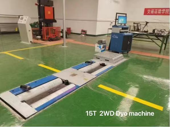 13 t Last CTDCG-13 Fahrzeug Fahrgestell Dynamometer Fahrzeug Dynamometer Fahrzeug Prüflinie für Emissionen Kraftstoffverbrauch