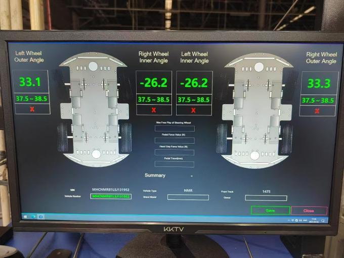 CTZJ-15 LKW Steuerwinkel Tester Last 15T mit LCD-Steuergerät mit Touchscreen