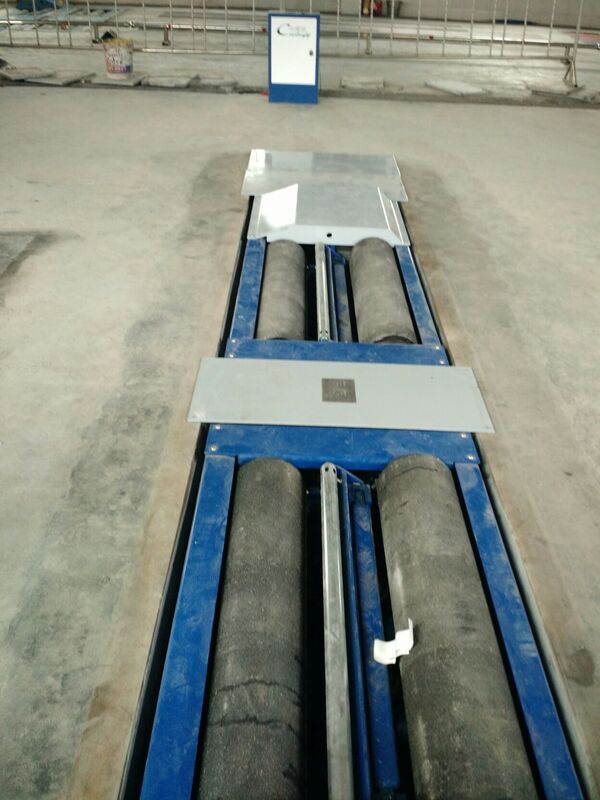 Cartesykj Marke CTFZ-13B Rollenbremsegerät Gegensatzkräfte Tester mit Achslast Anbringung 15T Fahrzeug Auto Bremseroller