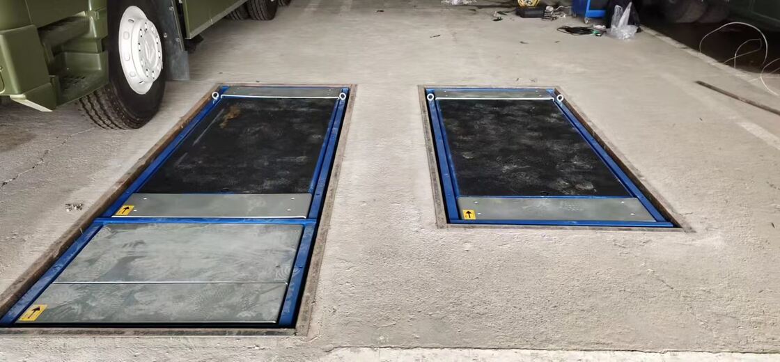 Cartesykj Luxus-Flachbremsprüfgerät 3T 10T 15T Fahrzeuginspektionsausrüstung Fahrzeugprüfstraße 2CTHPB-13 mit Seitenschlupfaufhängung Achslastbremsprüfgerät