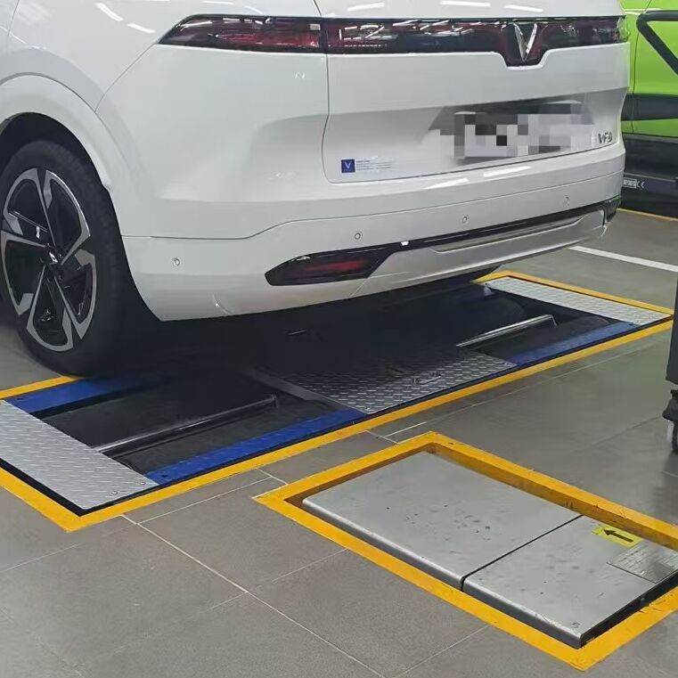 Cartesy Marke CTGT-3-3C Roller Trinity Fahrzeugtestlinie Rollenbremsprüfgerät mit Achslast-Einzelplatten-Seitenrutschprüfgerät für leichte Fahrzeuge