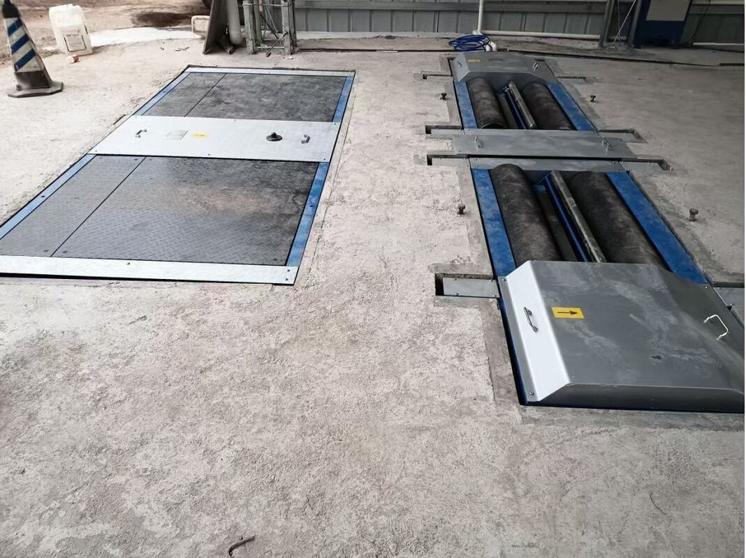 Cartesy Automobile Roller Brake Tester ForcesWith Axle Load CTFZ-10B  10T Vehicle Roller Brake Tester for heavy duty vehicles