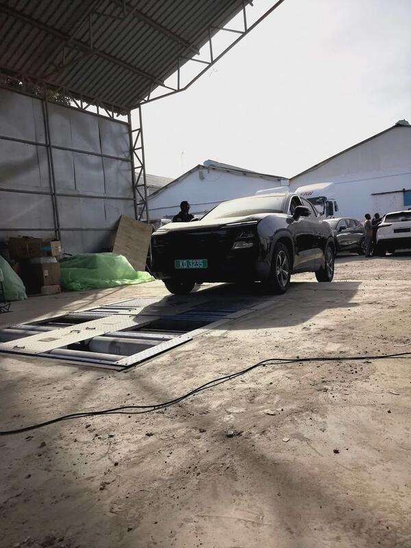 Cartesy Marke Kenia Fall 5-in-1 Rollenbremsenprüfgerät mit 4000kg Achslast Seitenschlupf Tacho Fahrwerksprüfer