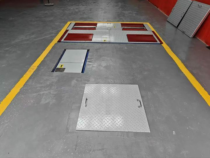 CTGT-3-4 Rollenfahrzeug 4-in-1-Prüflinie Rollenbremstester mit Achsbelastung Einfachplattenseitenrutsch-Tester Aufhängungstest Stoßdämpfungstester