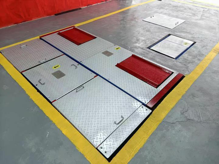 CTGT-3-4 Rollenfahrzeug 4-in-1-Prüflinie Rollenbremstester mit Achsbelastung Einfachplattenseitenrutsch-Tester Aufhängungstest Stoßdämpfungstester
