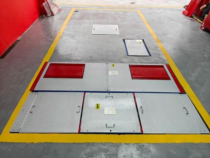 CTGT-3-4 Rollenfahrzeug 4-in-1-Prüflinie Rollenbremstester mit Achsbelastung Einfachplattenseitenrutsch-Tester Aufhängungstest Stoßdämpfungstester