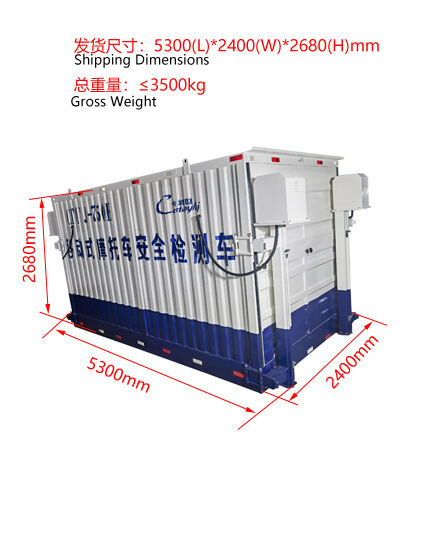 Cartesykj Mobile Motorrad-Testlinie, Sicherheitstestlinie, 700 kg Last, CTMYJ-750B, mobile Teststation