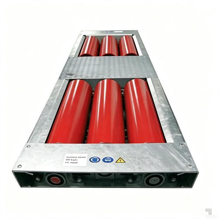 Cartesy Pneumati Freiroller Set von Bogie Rollen wird in Verbindung mit Bremstester oder Geschwindigkeitsmessgerät 215mm Durchmesser verwendet
