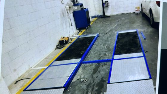 2CTPBH-10 Ultra Flat Plate Brake TesterFahrzeugprüflinie für Lkw-Test Die Bremskraft